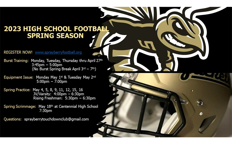 Sprayberry Spring Football