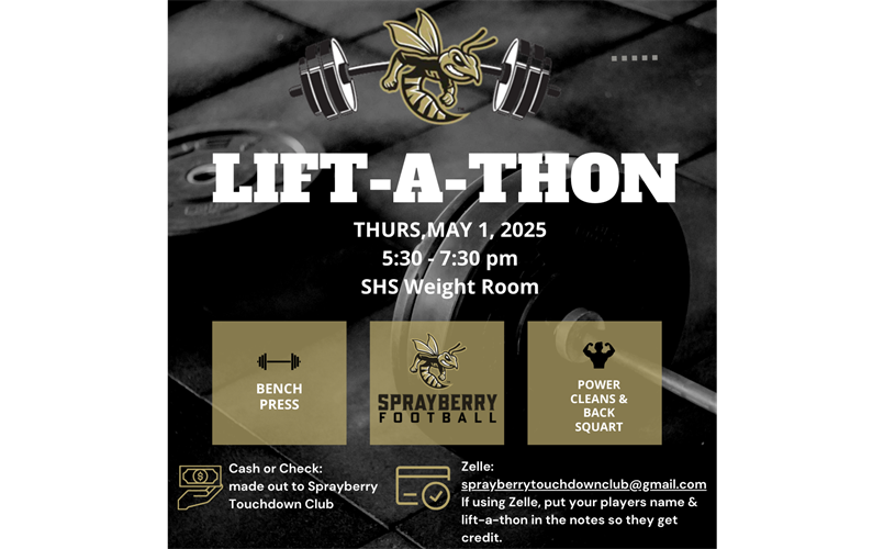 Lift-A-Thon May 1st